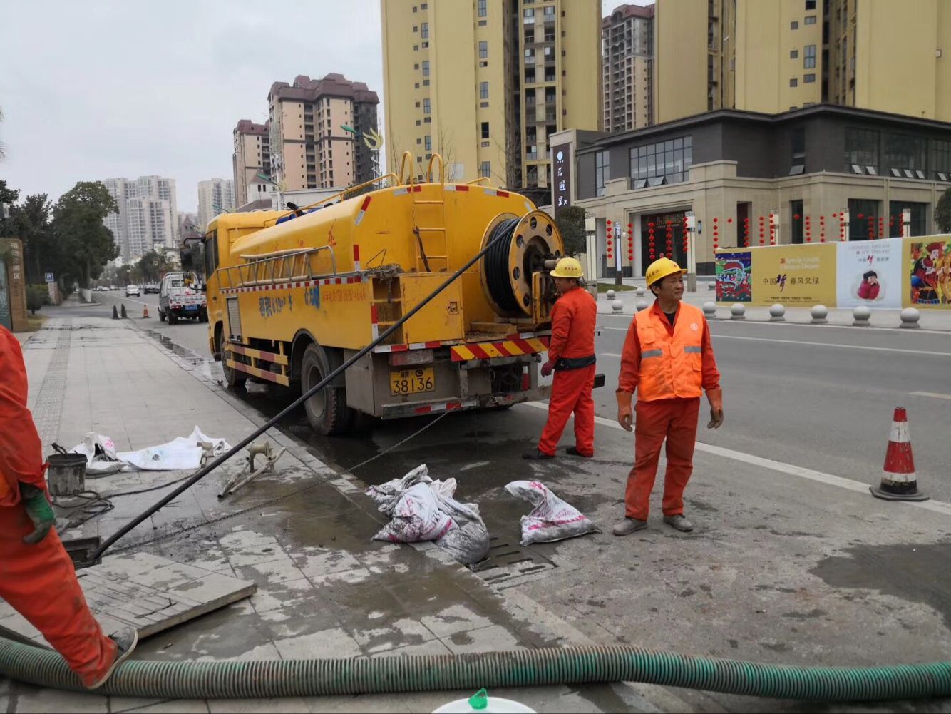 宣威排污管道清淤-管道清洗